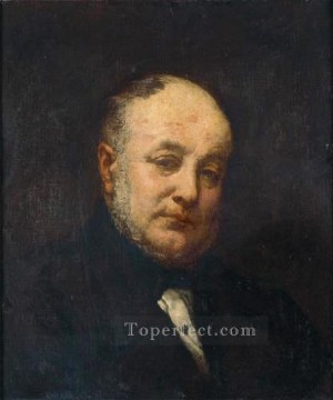 portrait de larchitecte emile gilbert figure painter Thomas Couture Oil Paintings